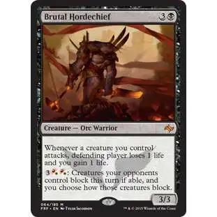 MtG Fate Reforged Mythic Rare Brutal Hordechief #64