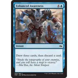 MtG Fate Reforged Common Foil Enhanced Awareness #33