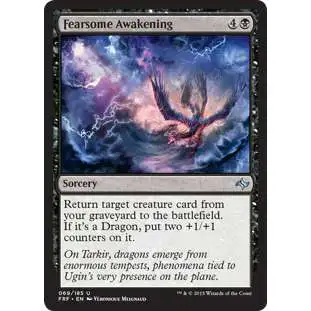 MtG Fate Reforged Uncommon Foil Fearsome Awakening #69