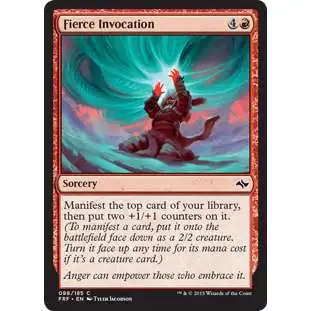 MtG Fate Reforged Common Foil Fierce Invocation #98