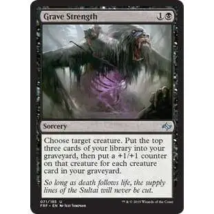 MtG Fate Reforged Uncommon Grave Strength #71