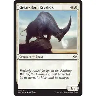 MtG Fate Reforged Common Great-Horn Krushok #13