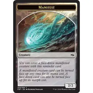 MtG Fate Reforged Common Manifest Token #4