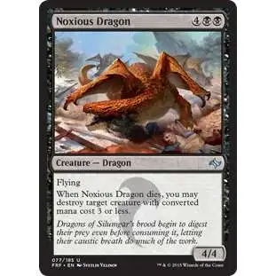 MtG Fate Reforged Uncommon Noxious Dragon #77