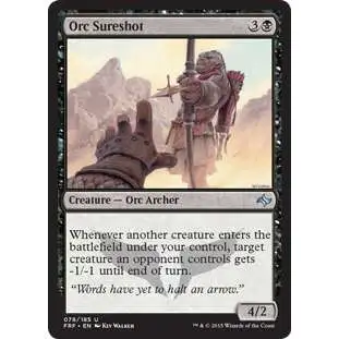 MtG Fate Reforged Uncommon Orc Sureshot #78