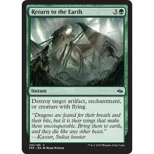 MtG Fate Reforged Common Foil Return to the Earth #135
