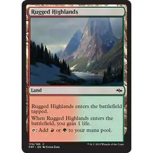 MtG Fate Reforged Common Rugged Highlands #170