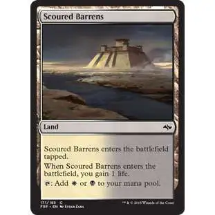 MtG Fate Reforged Common Scoured Barrens #171