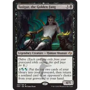 MtG Fate Reforged Rare Foil Tasigur, the Golden Fang #87