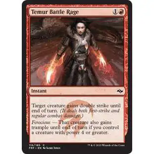 MtG Fate Reforged Common Temur Battle Rage #116