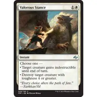 MtG Fate Reforged Uncommon Valorous Stance #28