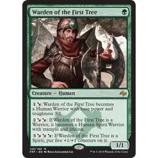 MtG Fate Reforged Mythic Rare Warden of the First Tree #143