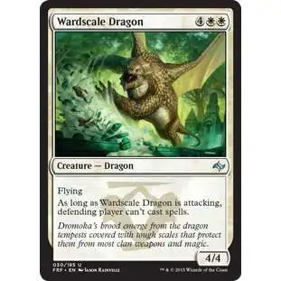 MtG Fate Reforged Uncommon Wardscale Dragon #30