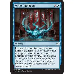 MtG Fate Reforged Common Write into Being #59