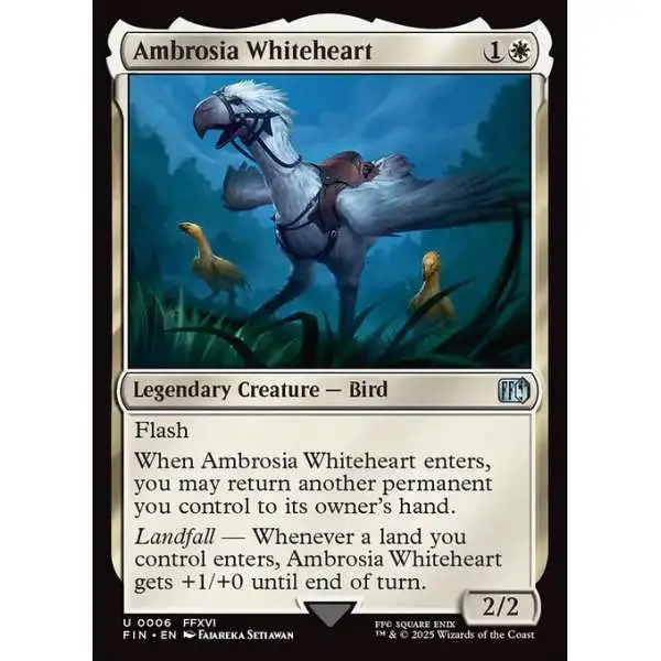 MtG Final Fantasy Uncommon Ambrosia Whiteheart #6