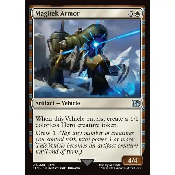 MtG Final Fantasy Uncommon Magitek Armor #24