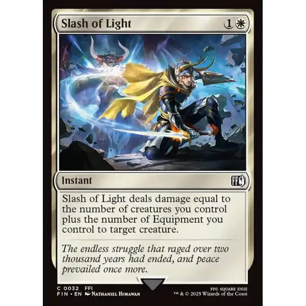 MtG Final Fantasy Common Slash of Light #32