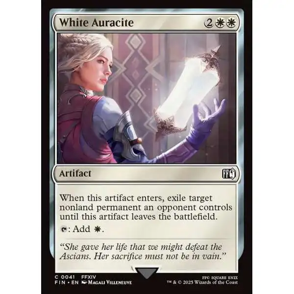 MtG Final Fantasy Common White Auracite #41