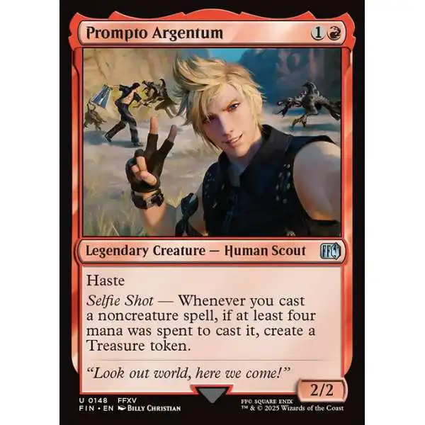 Magic The Gathering Final Fantasy Single Card Uncommon Prompto