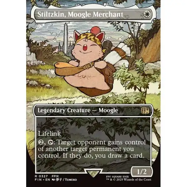 mtg all moogle cards Ultra Pro - Final Fantasy x Universes Beyond Stiltzkin, Merchant 100+ Deck Box for Magic: The Gathering Flying When this creature enters Magic The Gathering Final Fantasy