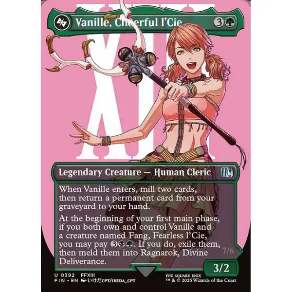 Magic The Gathering Final Fantasy Single Card Uncommon Vanille