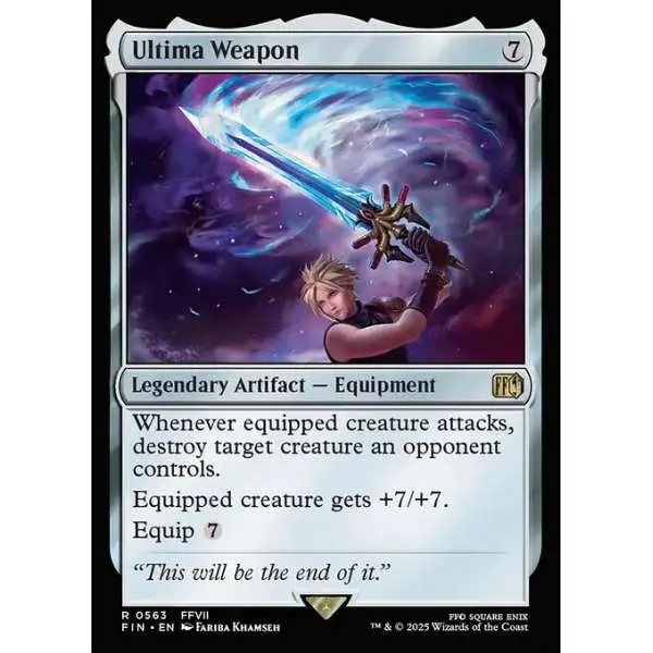 【MTG】アルテマウェポン Ultima Weapon mtgff563ultimaweaponfoil.webp