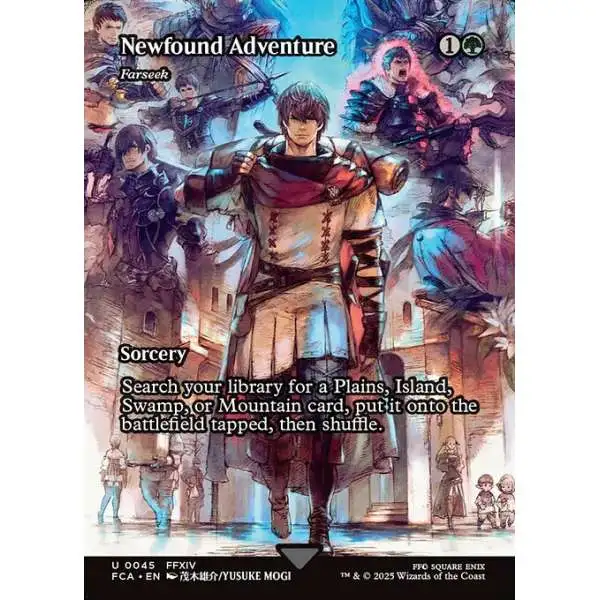 MtG Final Fantasy: Through the Ages Uncommon Newfound Adventure - Farseek #45 [Showcase]