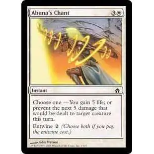 MtG Fifth Dawn Common Abuna's Chant #1 [Lightly Played]