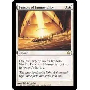 MtG Fifth Dawn Rare Beacon of Immortality #6 [Moderately Played]