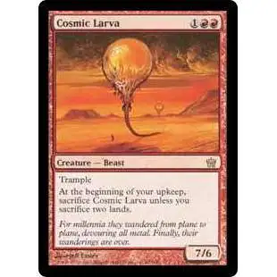 MtG Fifth Dawn Rare Cosmic Larva #63