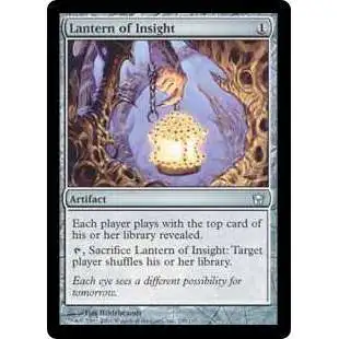 MtG Fifth Dawn Uncommon Lantern of Insight #135