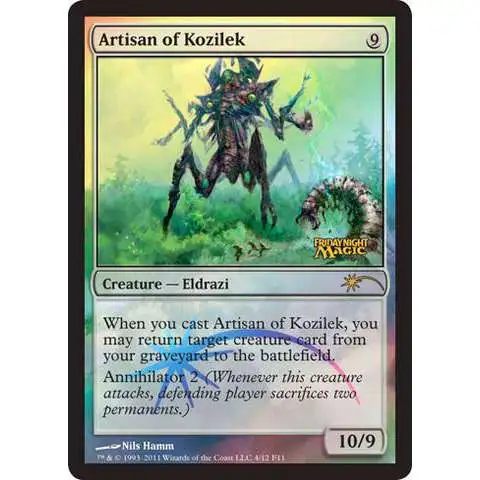 MtG Friday Night Magic Promo Artisan of Kozilek [Lightly Played]