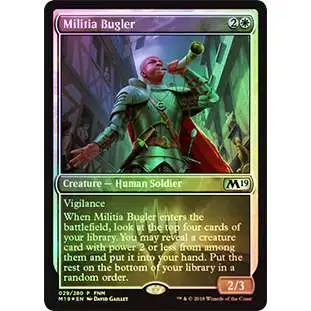 MtG Friday Night Magic Promo Militia Bugler [FNM 2018]