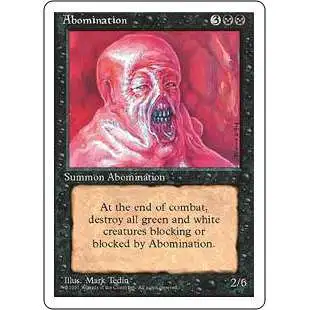MtG 4th Edition Uncommon Abomination