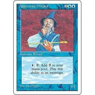 MtG 4th Edition Common Apprentice Wizard