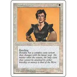 MtG 4th Edition Common Benalish Hero