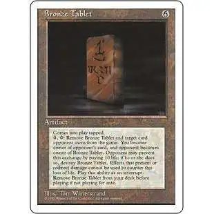 MtG 4th Edition Rare Bronze Tablet