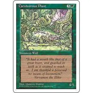 MtG 4th Edition Common Carnivorous Plant