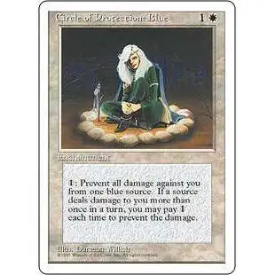 MtG 4th Edition Common Circle of Protection: Blue