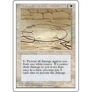 MtG 4th Edition Common Circle of Protection: White