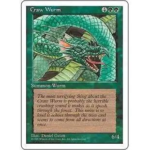 MtG 4th Edition Common Craw Wurm
