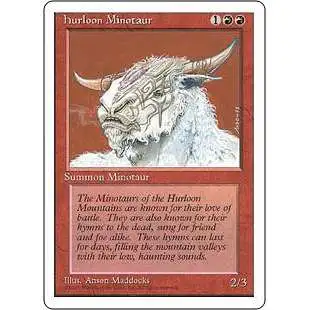 MtG 4th Edition Common Hurloon Minotaur