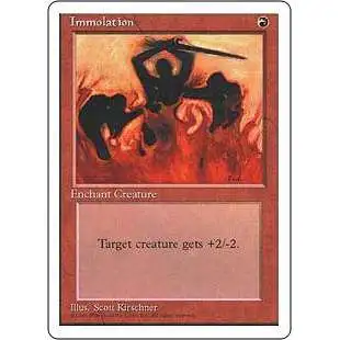 MtG 4th Edition Common Immolation