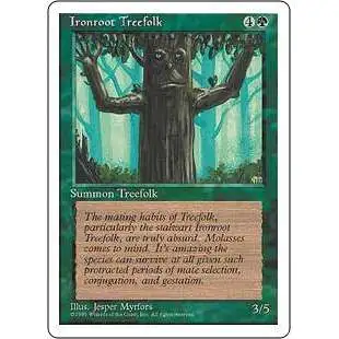 MtG 4th Edition Common Ironroot Treefolk