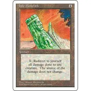 MtG 4th Edition Rare Jade Monolith