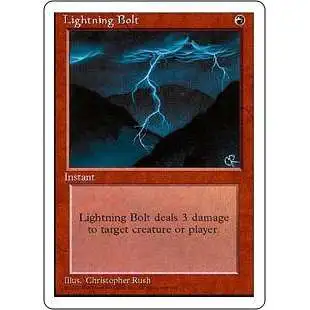 MtG 4th Edition Common Lightning Bolt