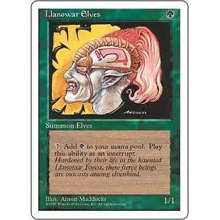 MtG 4th Edition Common Llanowar Elves