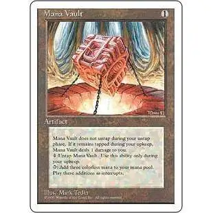MtG 4th Edition Rare Mana Vault [Lightly Played]