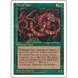 MtG 4th Edition Common Marsh Viper