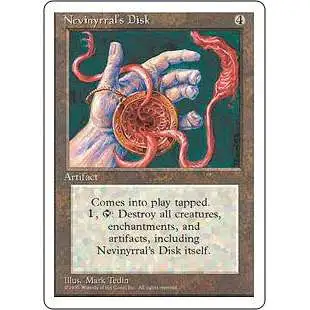 MtG 4th Edition Rare Nevinyrral's Disk